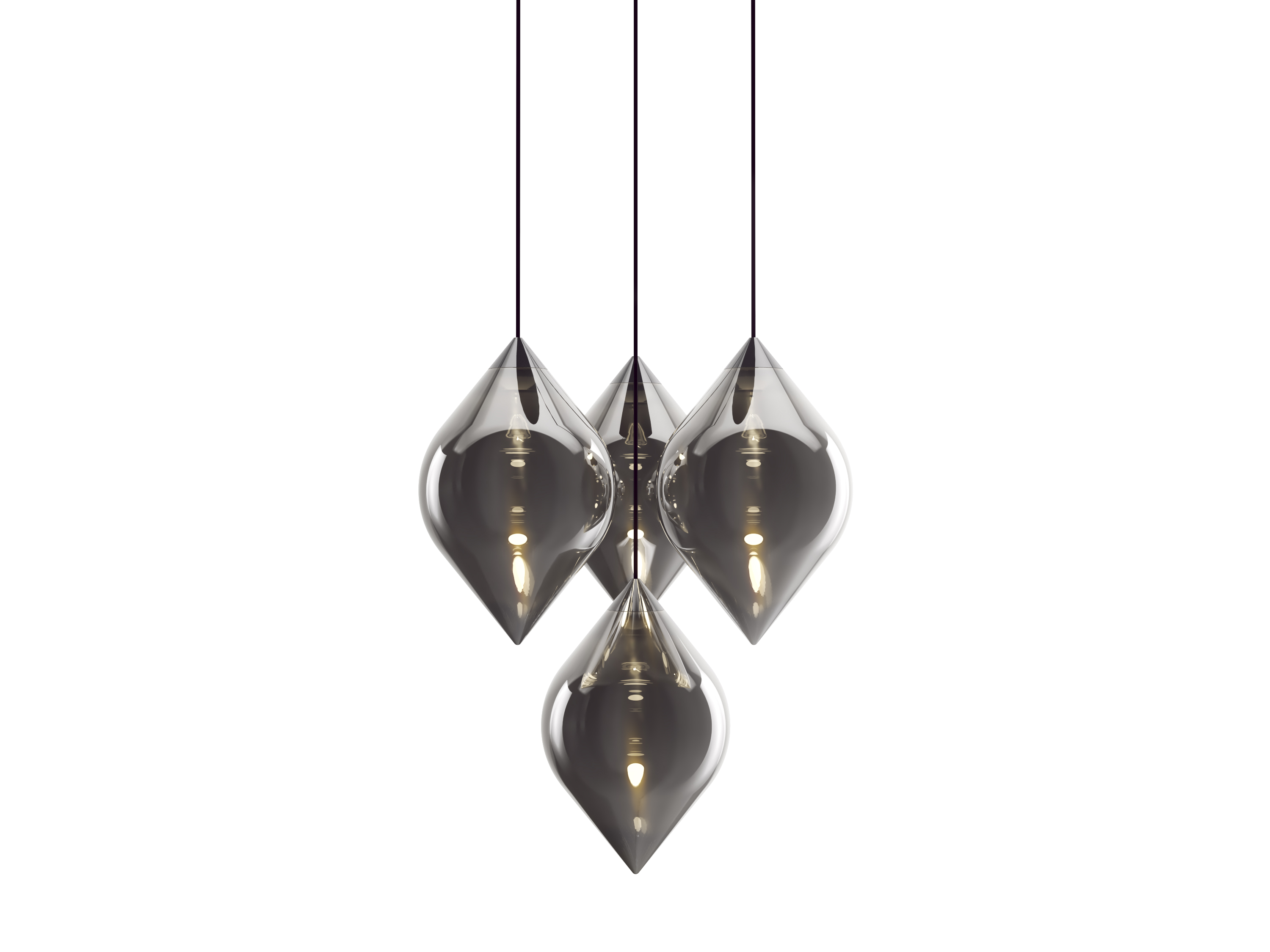 Tom Dixon Flare Silver Pendant Led